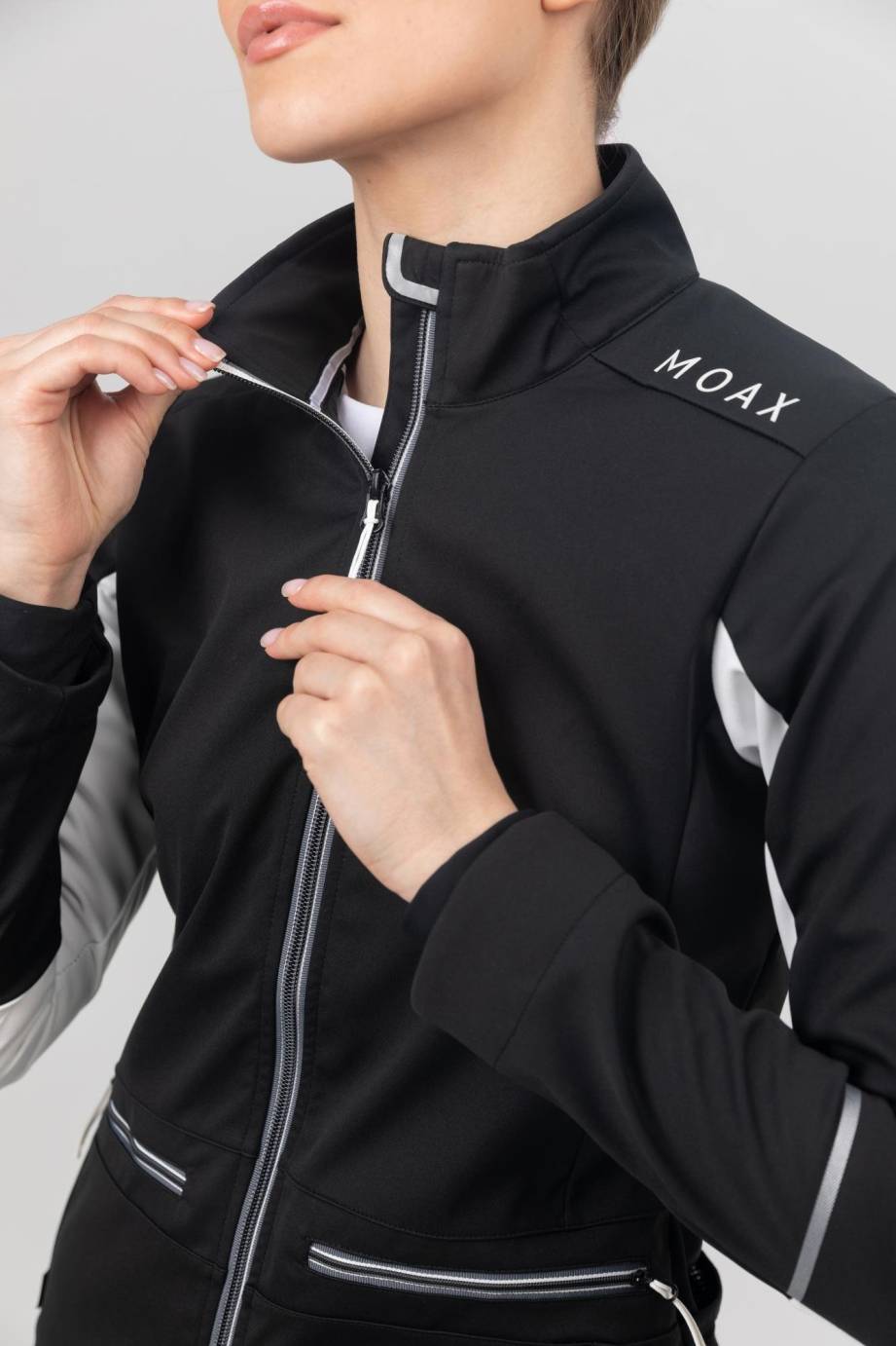 SW212210-10000 Куртка жен. MOAX Tokke Softshell черн. р.M
