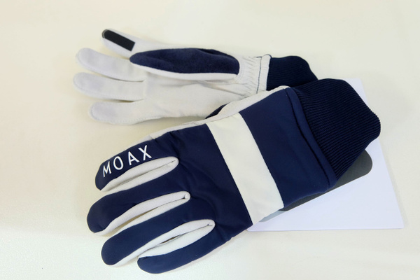 M0873-12400 Перчатки MOAX Cross темн.сер. р.8
