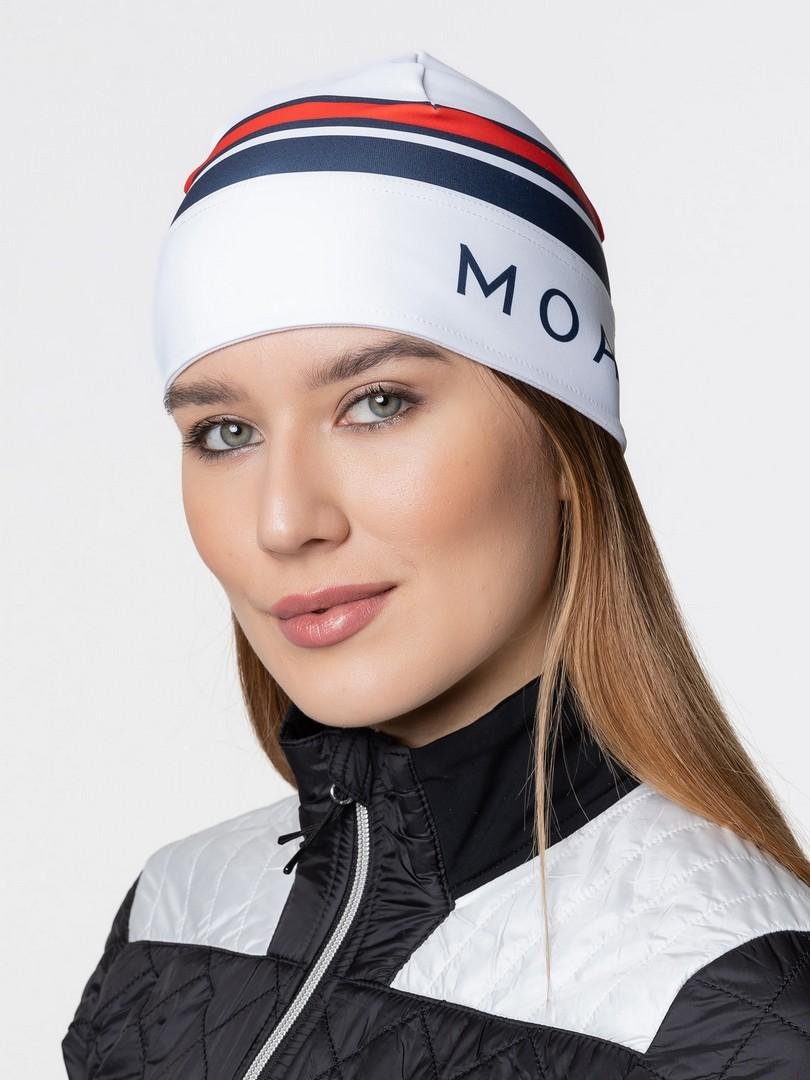 23518M-00020 Шапочка MOAX Race бел. р.58