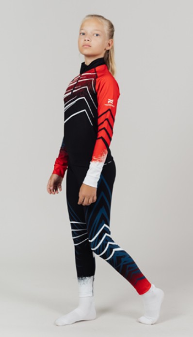 NSJ493190 Комбинезон NordSki Jr PRO black/red р.140