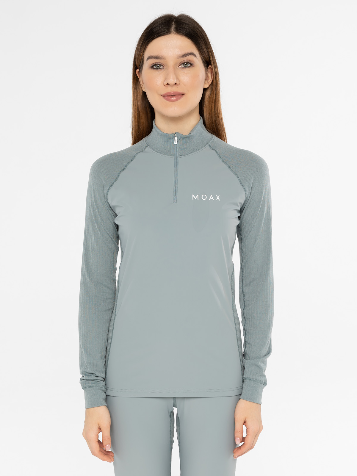 MX114050-11400 Термофутболка Moax Race Wind LS с воротн. жен. р.XS
