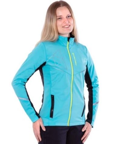 GR8208-400 Куртка жен. FISCHER Softshell Light бирюз. р.50