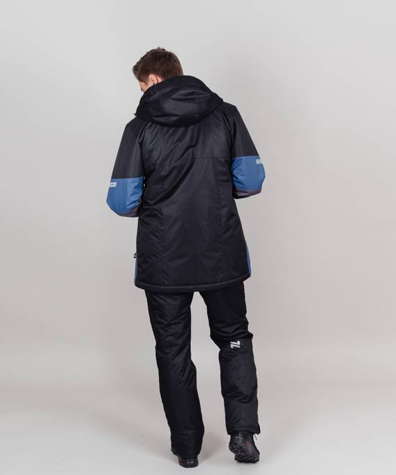 NSM750054 Куртка утепленная NORDSKI Casual Black/Denim муж. р.XL