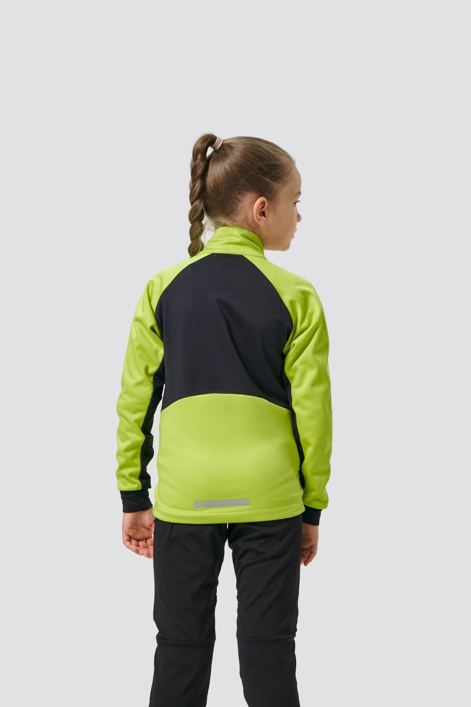 NSJ667180 Тренировочная куртка Nordski Jr. Core Lime/Black