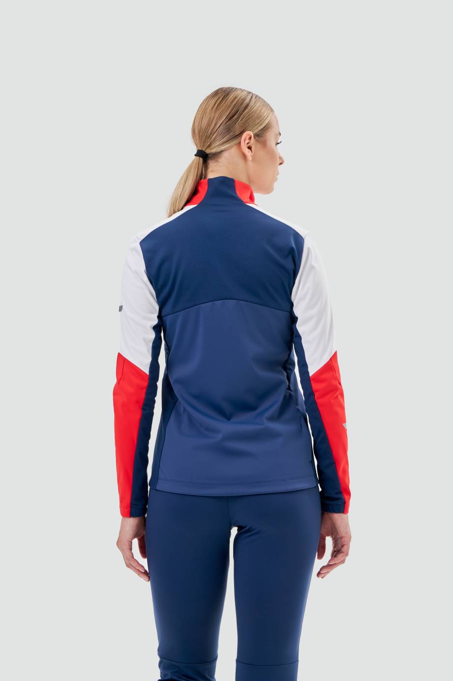 NSW621391 Тренировочная куртка Nordski Pro 2.0 White/Red/Blue W