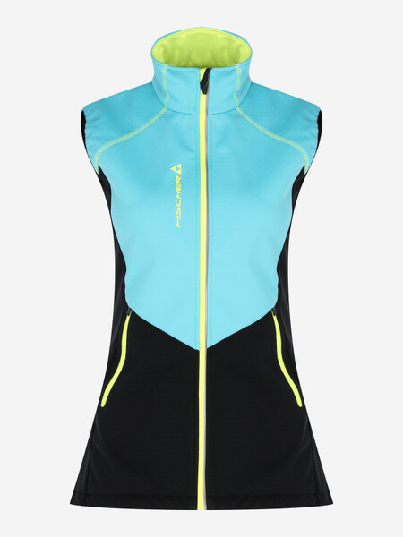 GR8131-400 Жилет дет. FISCHER Softshell Warm бирюз. р.146