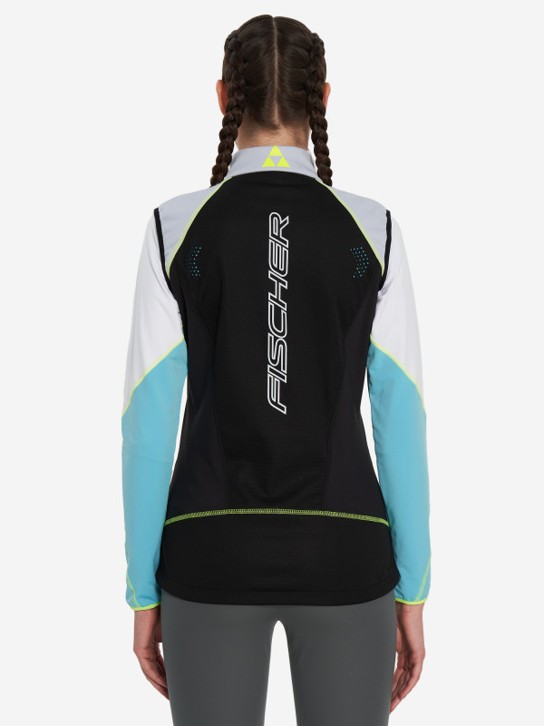 GR8120-900 Жен.жилет FISCHER Softshell (сер.)