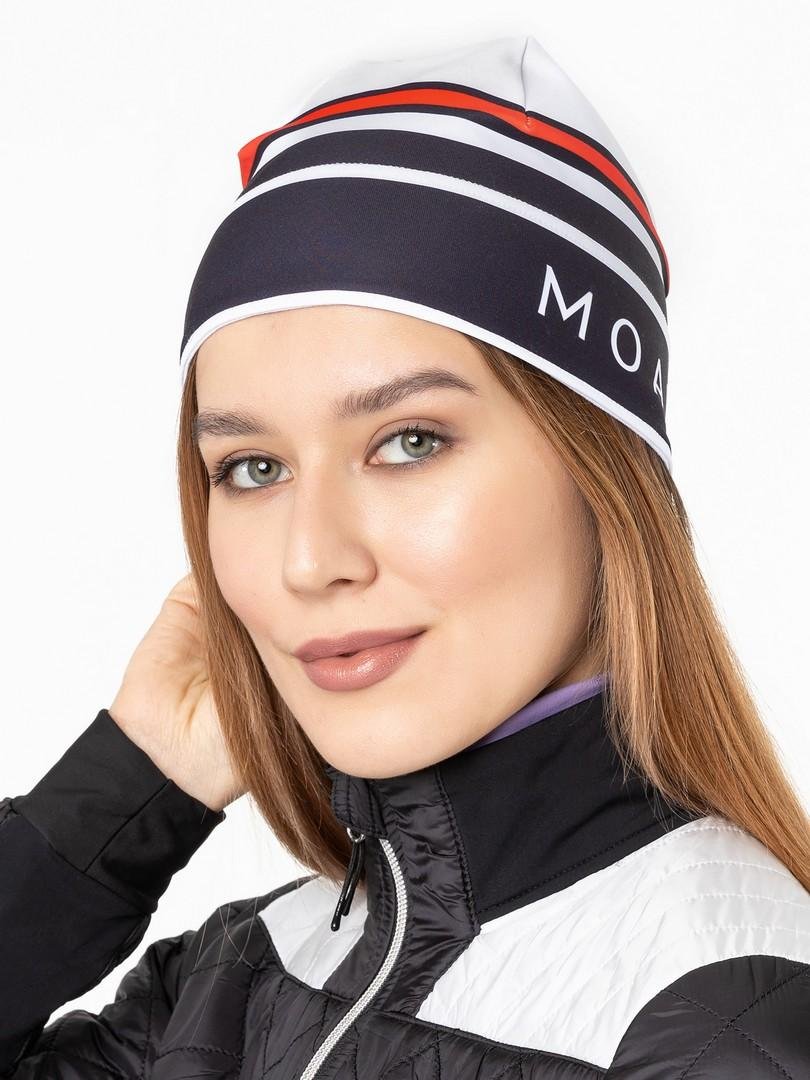 23518M-10001 Шапочка MOAX Race черн. р.56