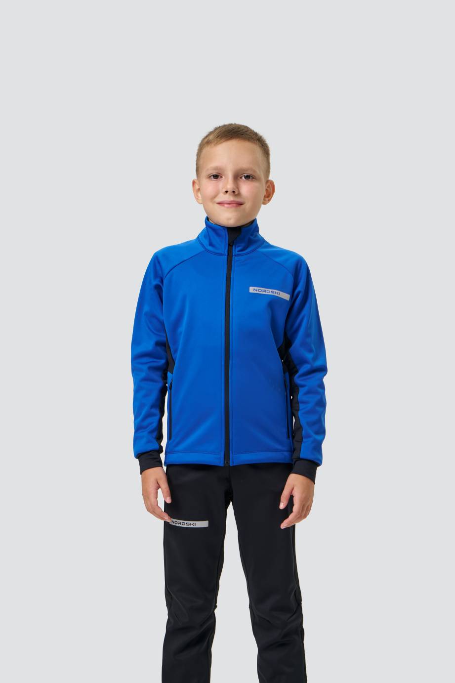 NSJ667898 Тренировочная куртка Nordski Jr. Core True Blue/Black
