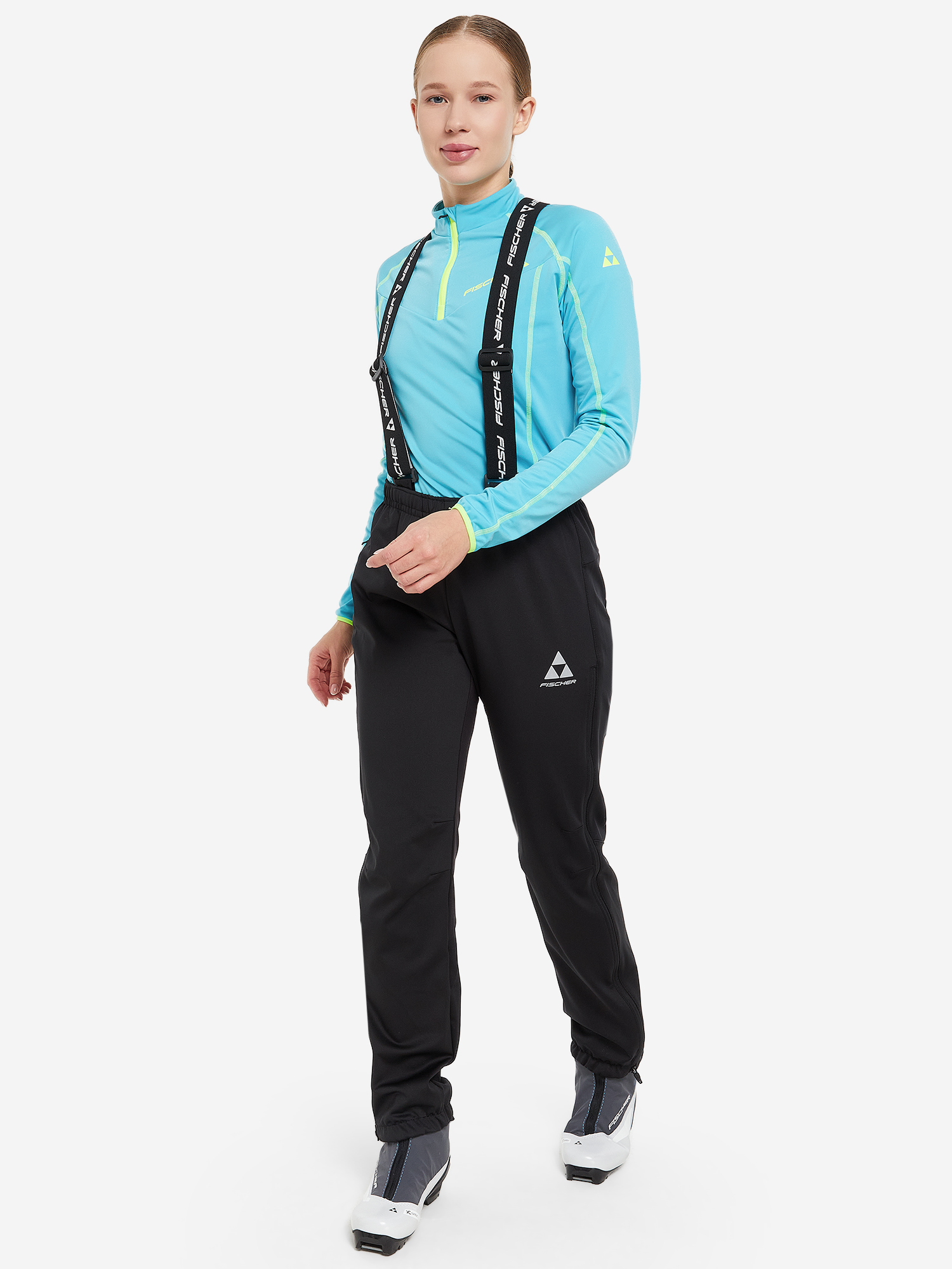 GR8211-100 Брюки жен. FISCHER Softshell Light black