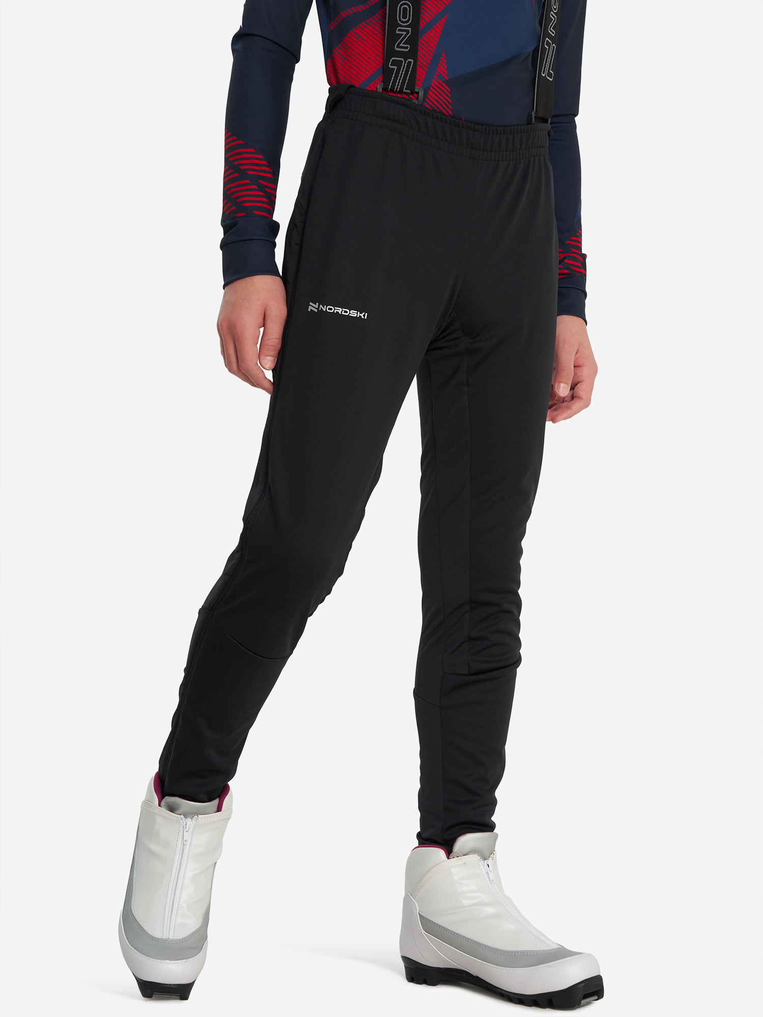 NSJ654100 Тренировочные брюки Nordski Jr. Advance Black