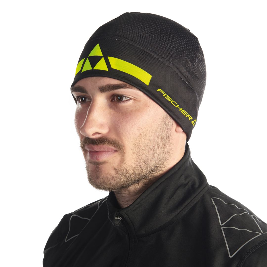 G31216 Шапочка FISCHER Showfall black-print р.M