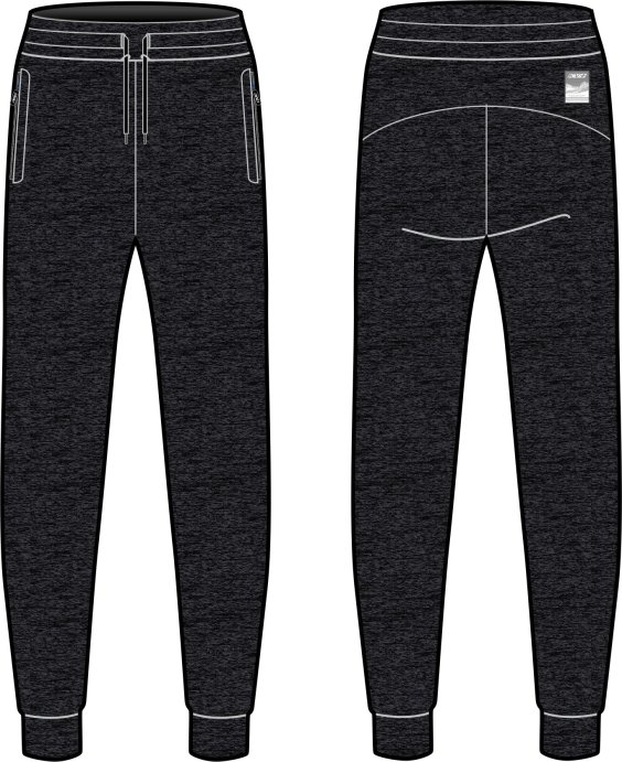 23V126.1 Брюки муж, KV+ FOCA dark grey/melange р.S