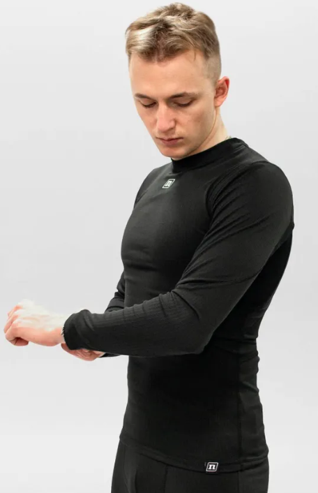 715001 Рубашка NONAME ARCTOS WS UNDERWEAR черн. р.140
