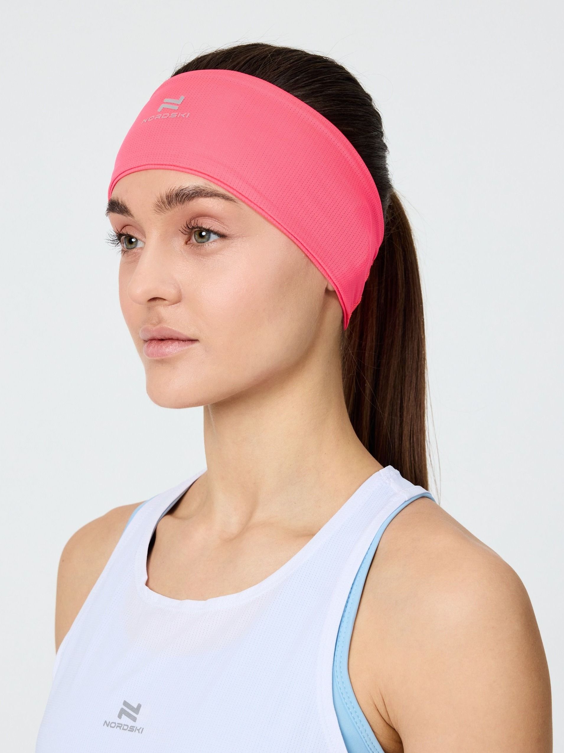 NSV231951 Повязка Nordski Warm Candy Pink