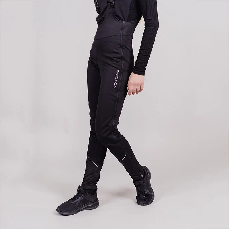 NSJ409100 Брюки разминочные дет. NordSki Active black р.158